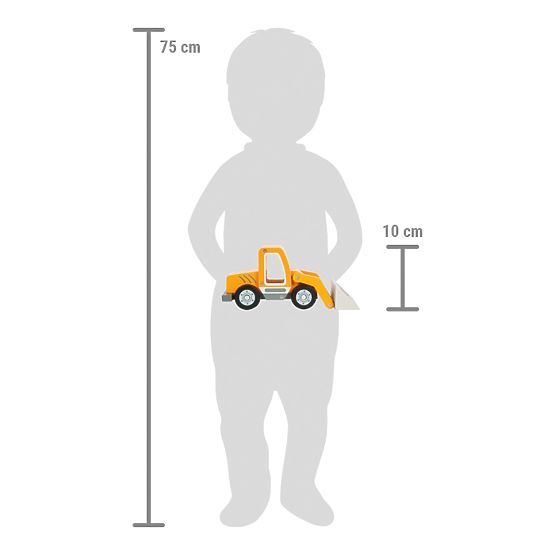 small foot Wooden Loader with Shovel