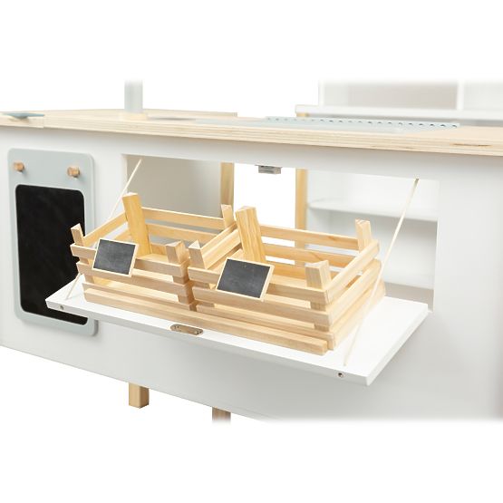 Small Foot Wooden multifunctional stand Fresh