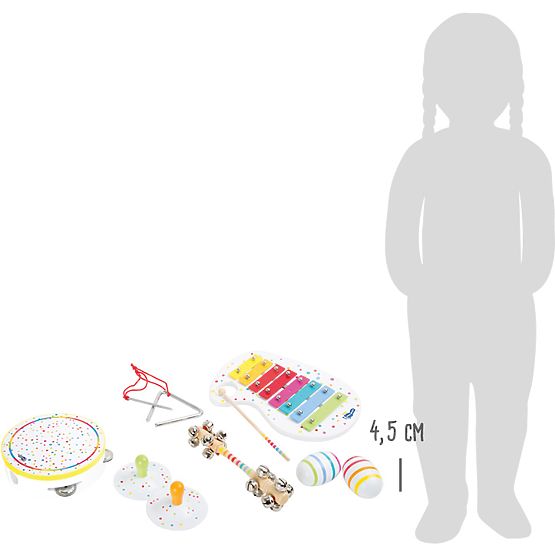 small foot Wooden Musical Set with Polka Dots