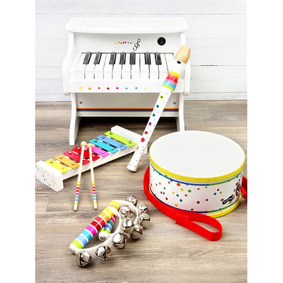 small foot Wooden Musical Set with Polka Dots