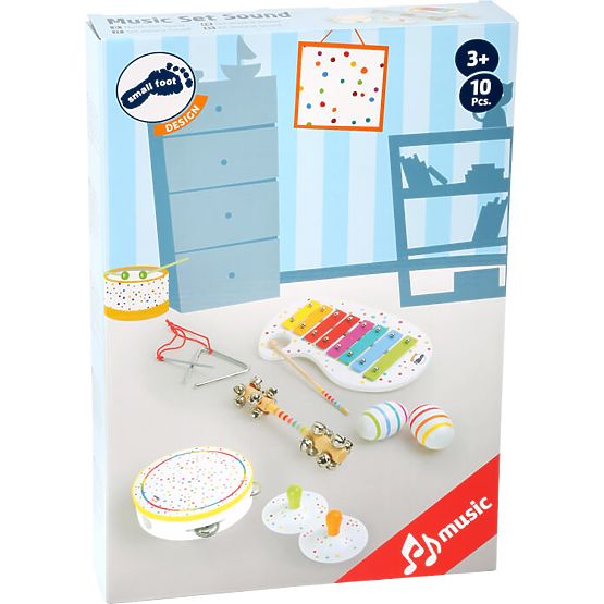 small foot Wooden Musical Set with Polka Dots