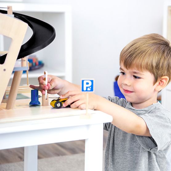 small foot Wooden Racing Garage