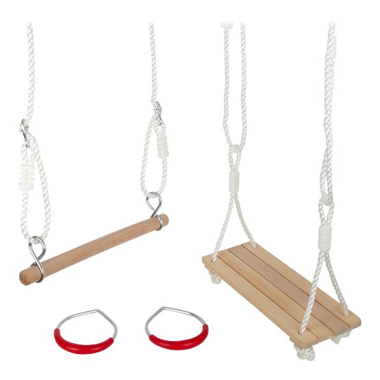 small foot Wooden Swing 3-in-1
