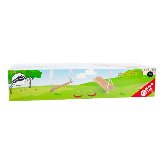 small foot Wooden Swing 3-in-1