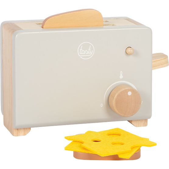 small foot Wooden Toaster Tasty Grey