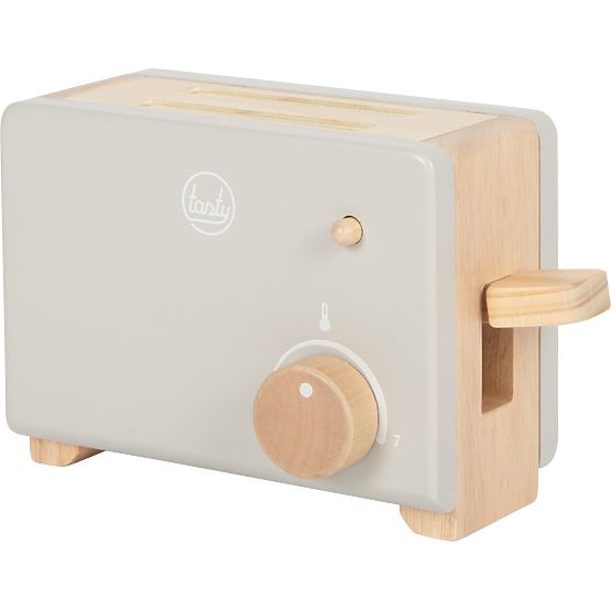 small foot Wooden Toaster Tasty Grey