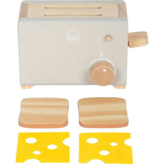 small foot Wooden Toaster Tasty Grey