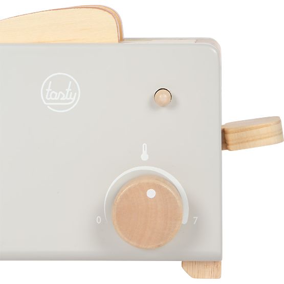 small foot Wooden Toaster Tasty Grey