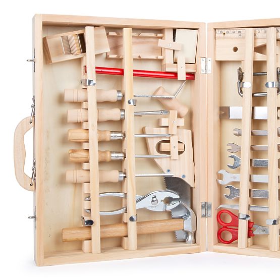 Small Foot Wooden Tool Case Deluxe