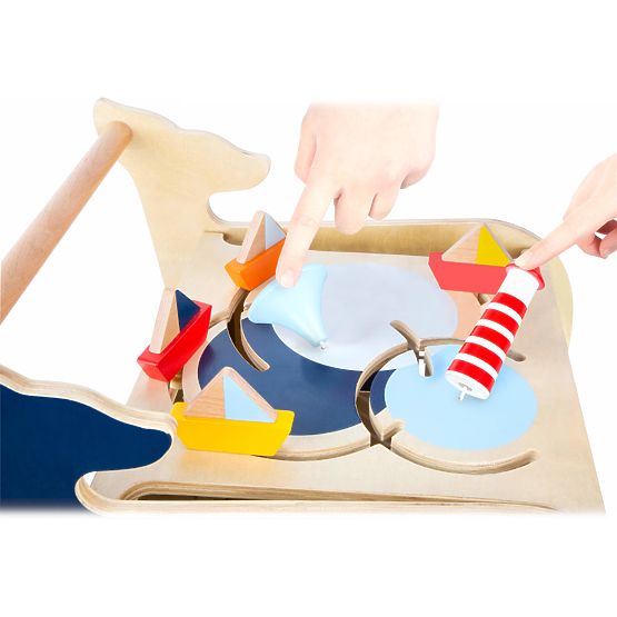 Small Foot Wooden walker Whale