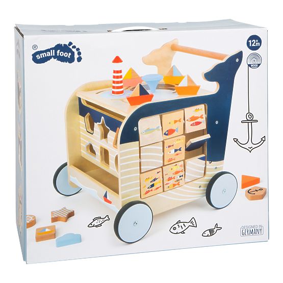 Small Foot Wooden walker Whale