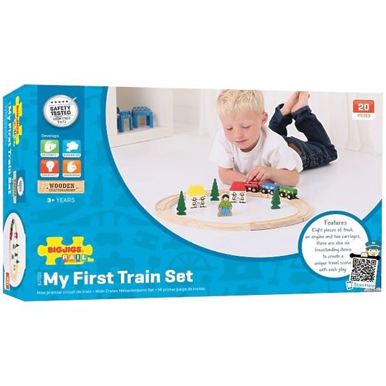 Small wooden train track