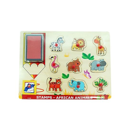 Stamps and puzzles 2 in 1 - Safari