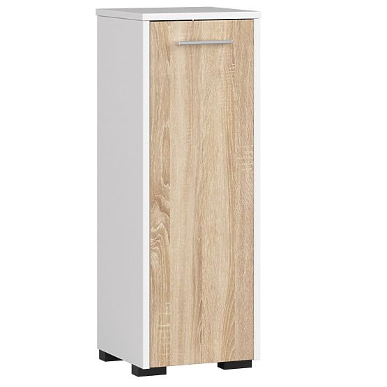 STANDING BATHROOM CABINET FIN S30 1D WHITE / SONOMA