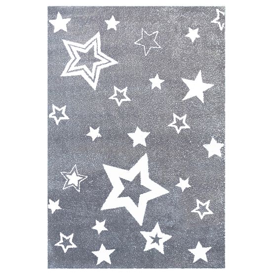 STARLIGHT Children's Rug - Grey/White
