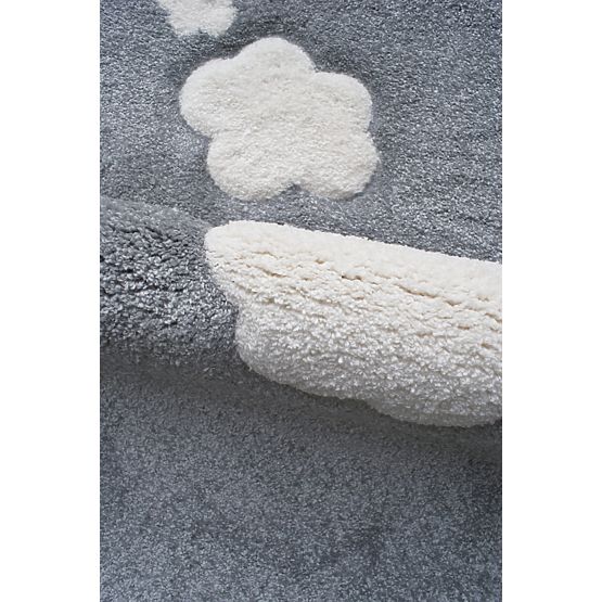 Starlight Silver-Grey Children's Rug