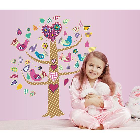 Sticker shining tree