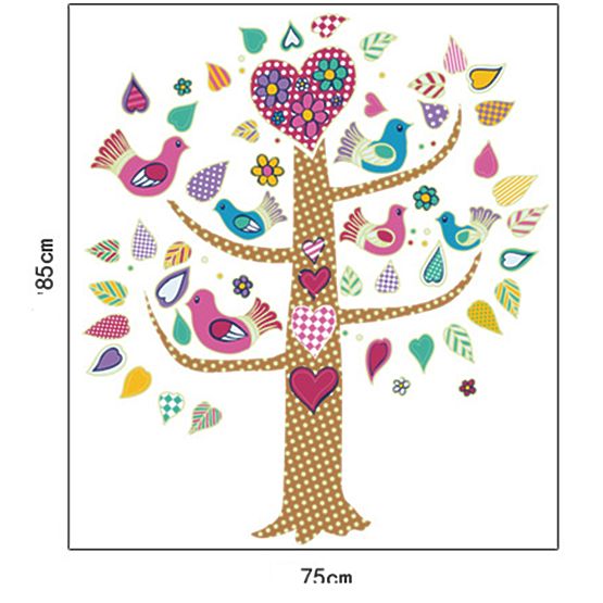 Sticker shining tree