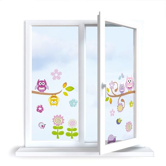 Stickers to window - Owlet - 0,3 m2