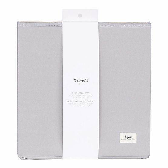 Storage box 3 SPROUTS - Grey