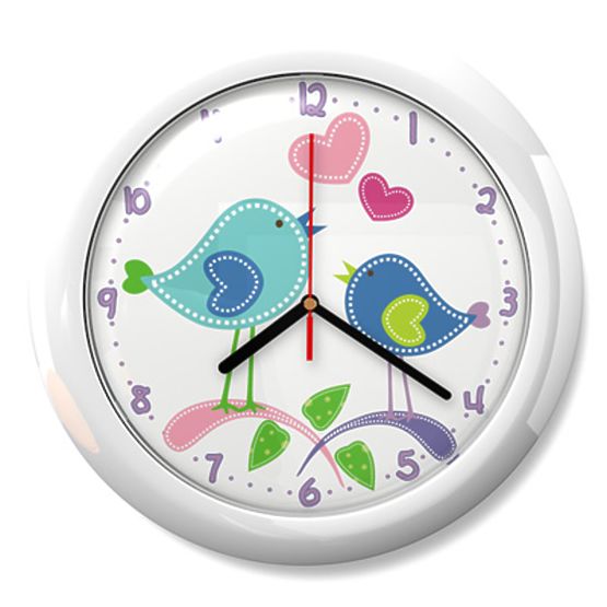Sweet Tree 67 Children's Clock - White
