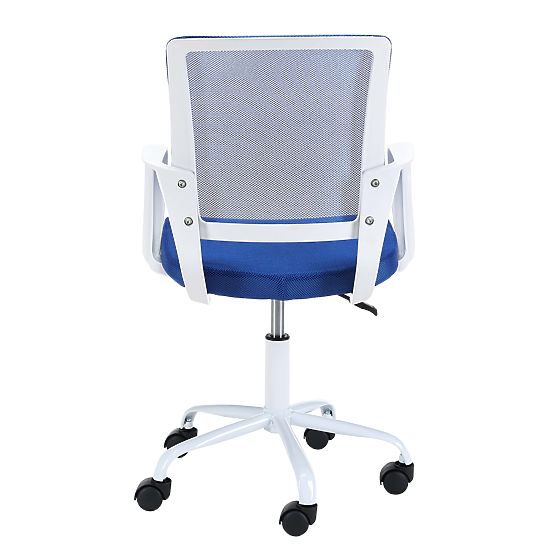 SWIVEL CHAIR FD-6 WHITE / BLUE