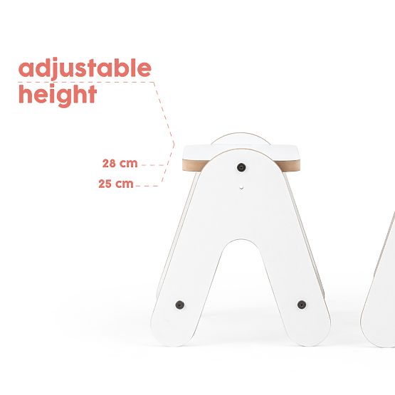 Table with Drawing Board Massam - White