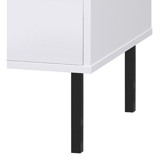 Tall Four-Door Chest of Drawers Venus White Loft