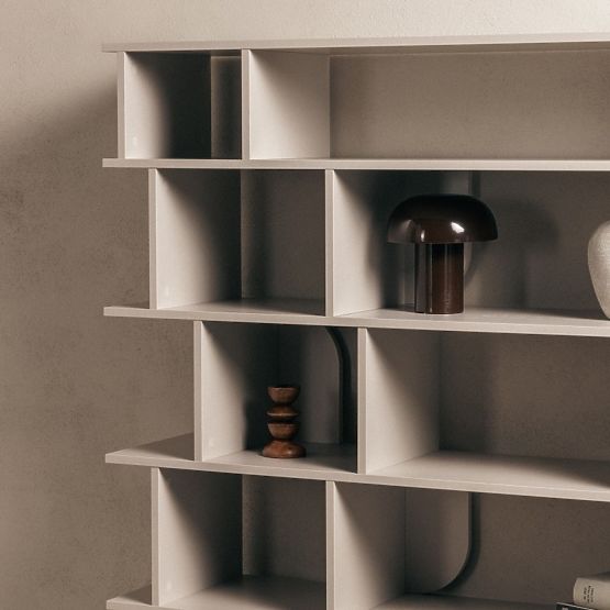 Tall Rangali Shelf, Cashmere, Rounded