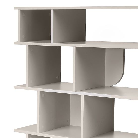 Tall Rangali Shelf, Cashmere, Rounded