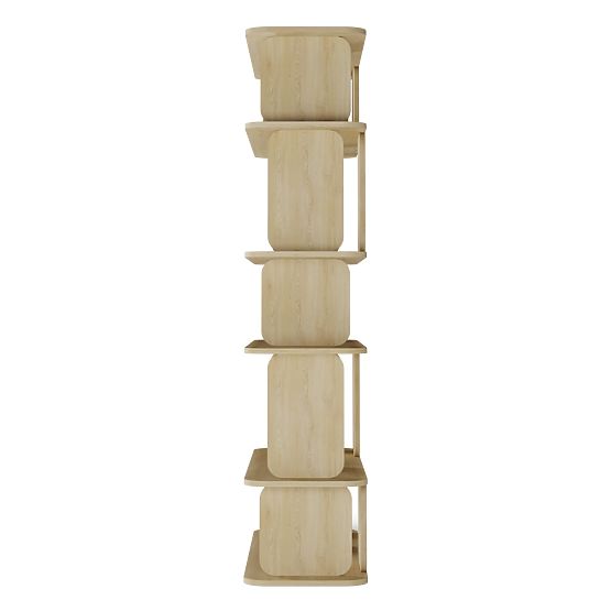 Tall Tulumo Shelf, Rounded, Cremona Torro Oak