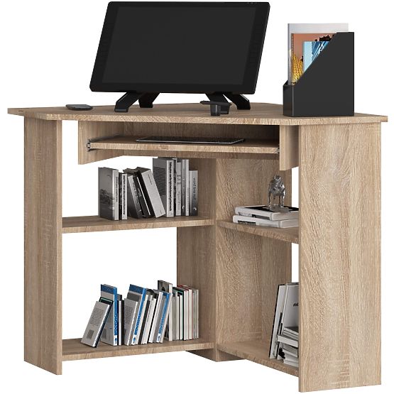 TED Corner Desk Oak Sonoma