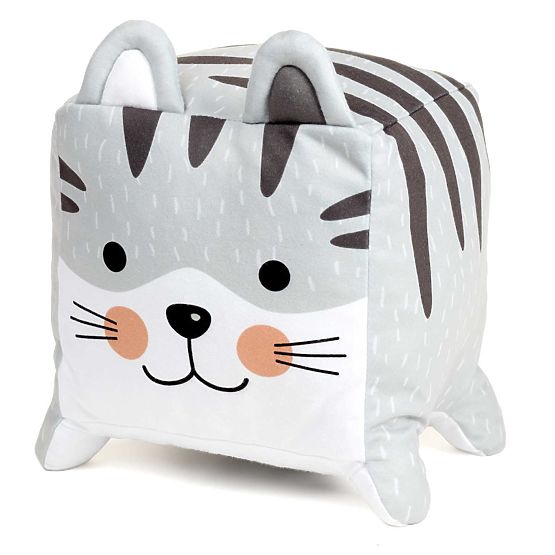 Textile toy Pussy - grey
