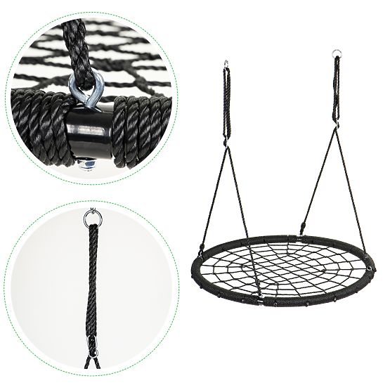 The swing storks the nest