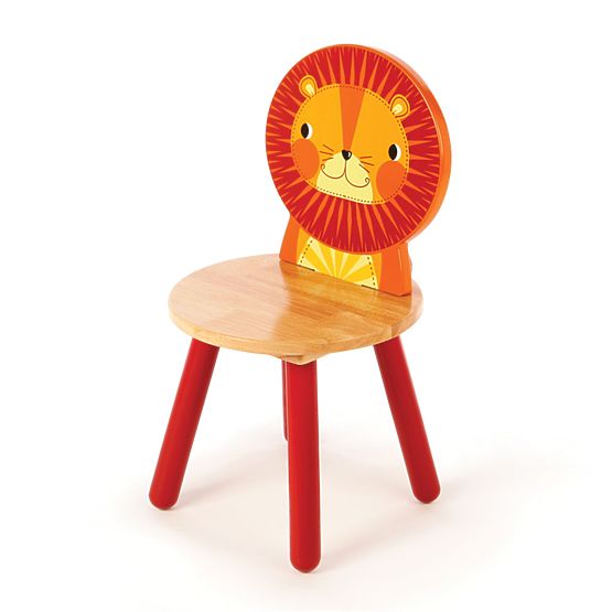 Tidlo Wooden Chair Animal Lion