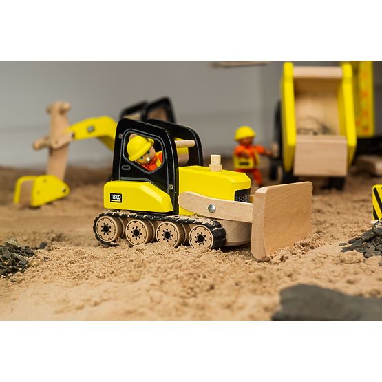 Tidlo Wooden Excavator with Bucket