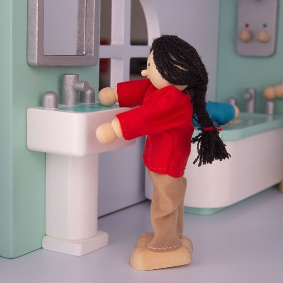 Tidlo Wooden furniture bathroom turquoise