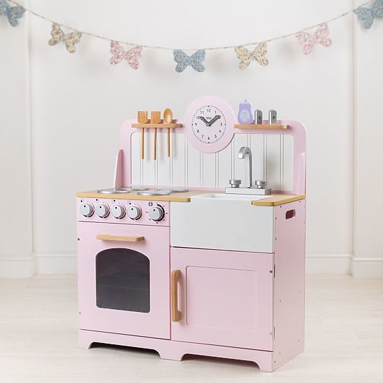 Tidlo Wooden Kitchen Country Pink