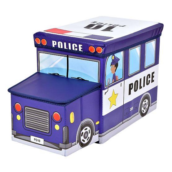 Toy Box Police Car Blue