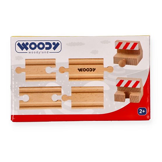 Track Sections and Stops - 6 pcs