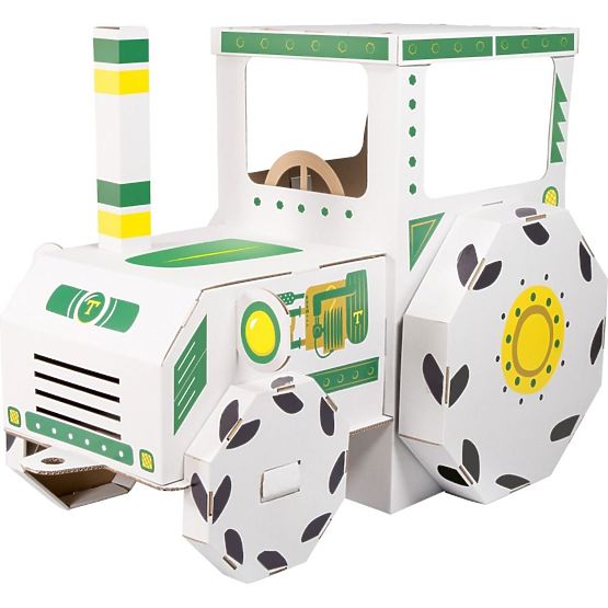 Cardboard tractor