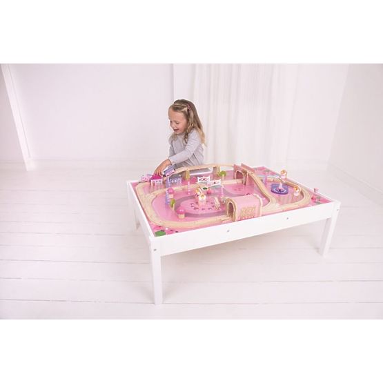 Train Track Play Table for Girls