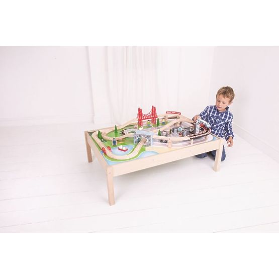 Train Track Play Table