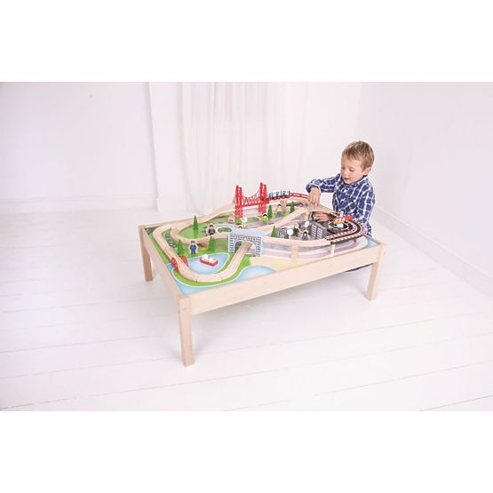 Train Track Play Table