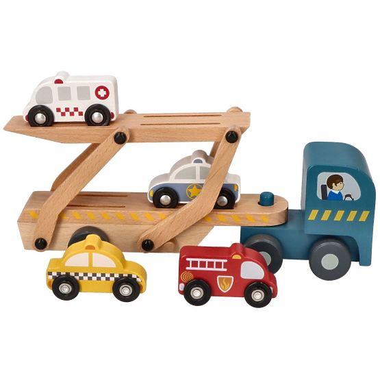 Transporter with Rescue Cars