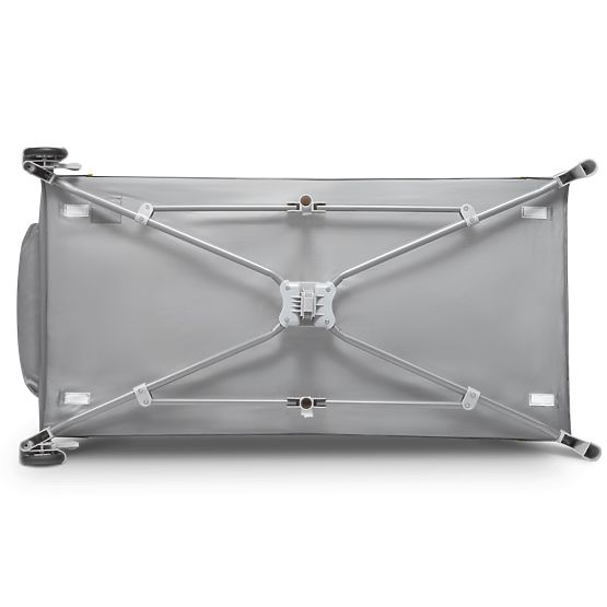 Travel cot Sven Plus - grey-yellow