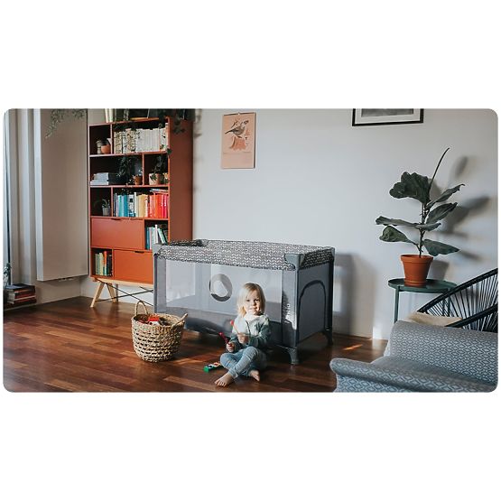 Travel cot Stefi - Blue Navy