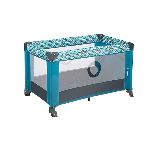 Travel cot Stefi - Green Turquoise