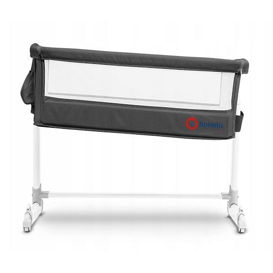Travel cot for parents' bed Theo - dark grey