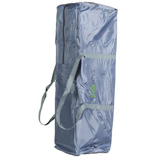 Mosquito travel cot with mattress - dark blue